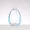 Leere Brandy Blue Glasflasche